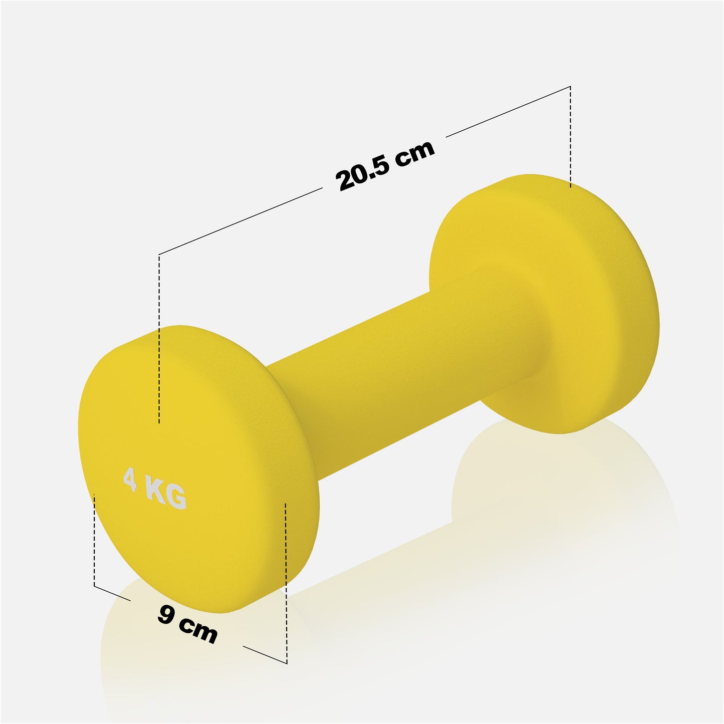 Haltères en néoprène