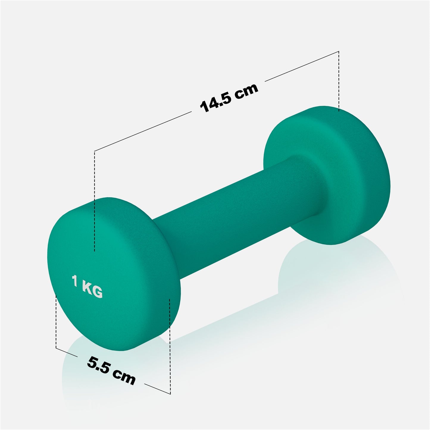 Haltères en néoprène