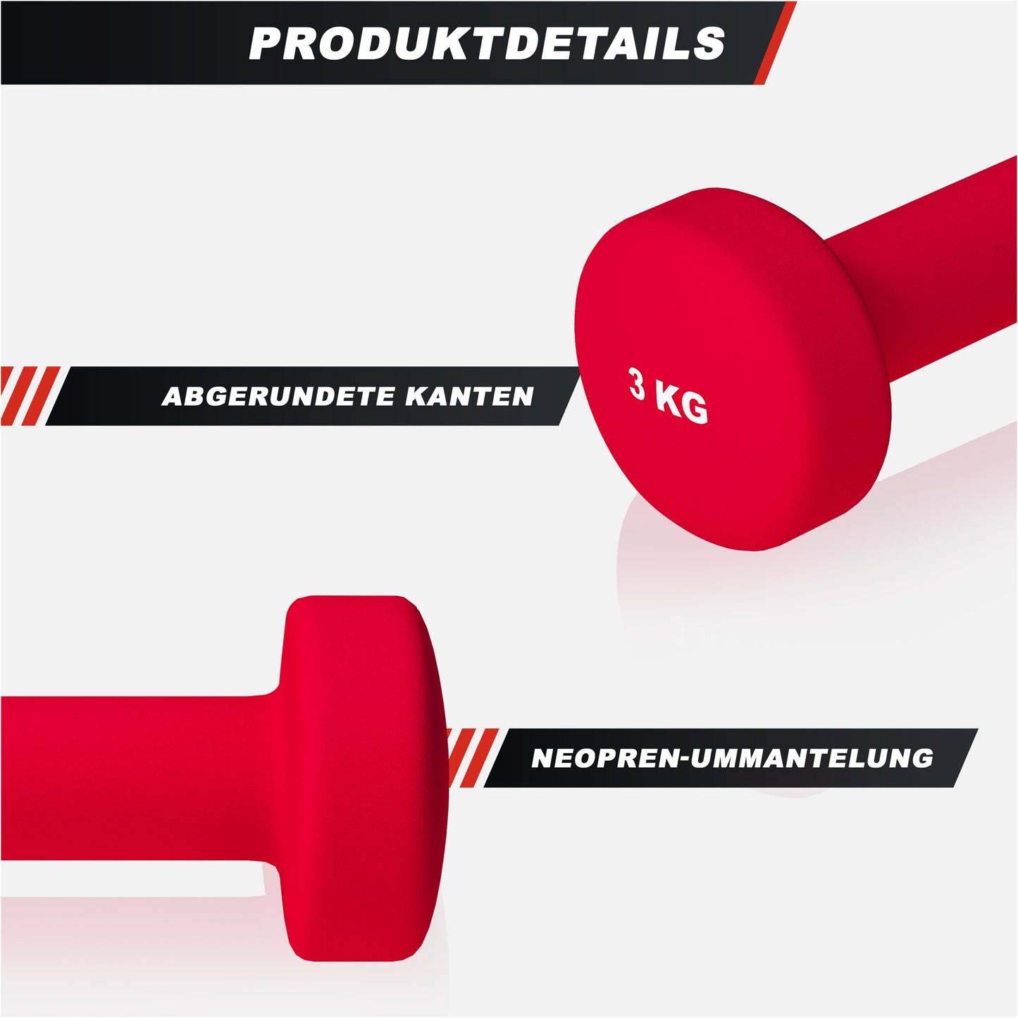 Haltères en néoprène