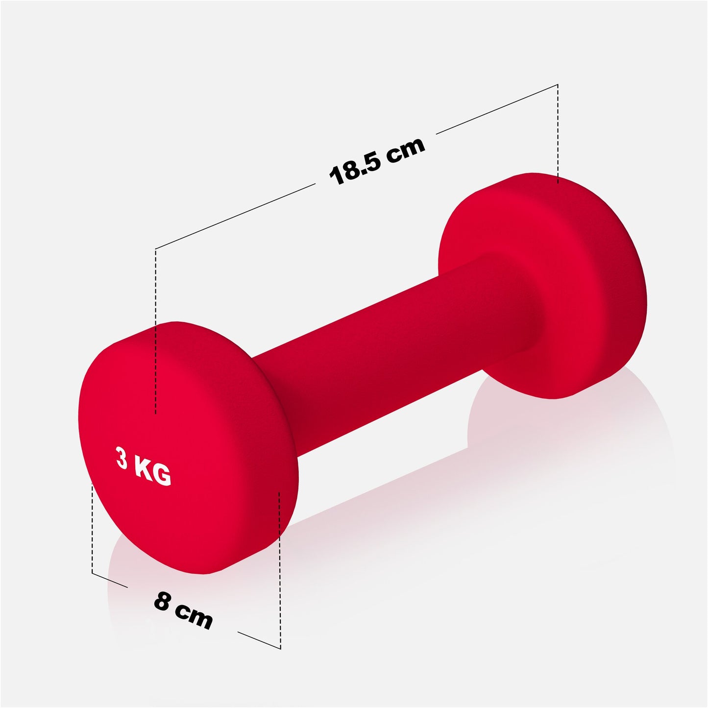 Haltères en néoprène