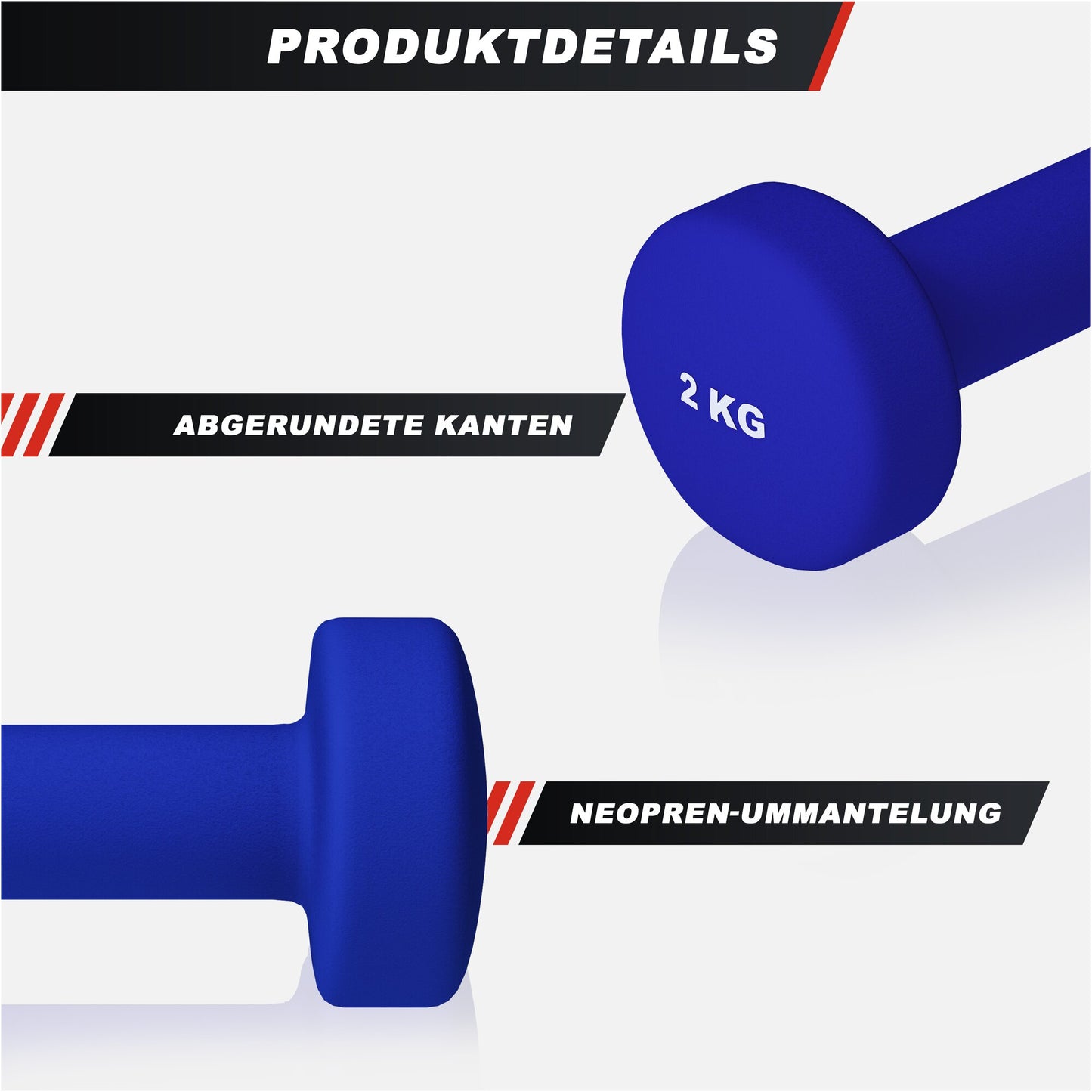 Haltères en néoprène