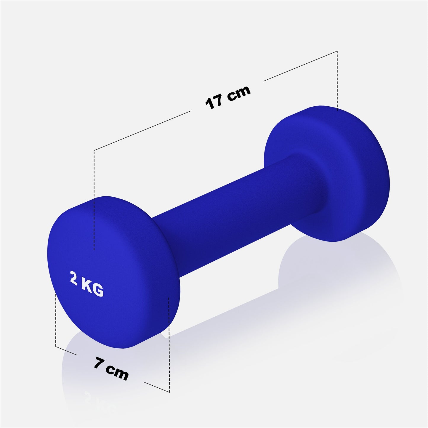 Haltères en néoprène