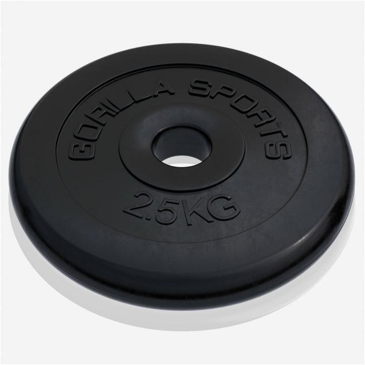 Disques d'haltères en caoutchouc - Gorilla Sports France