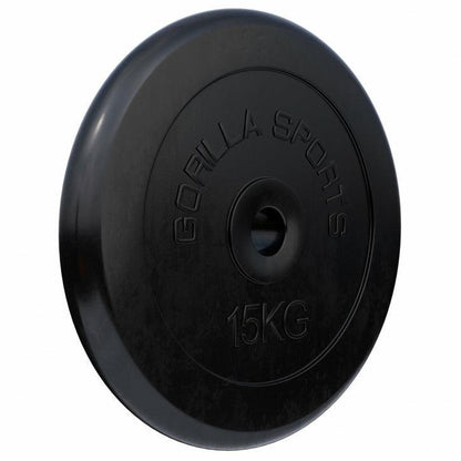Disques d'haltères en caoutchouc - Gorilla Sports France
