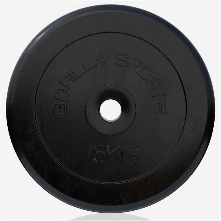 Disques d'haltères en caoutchouc - Gorilla Sports France