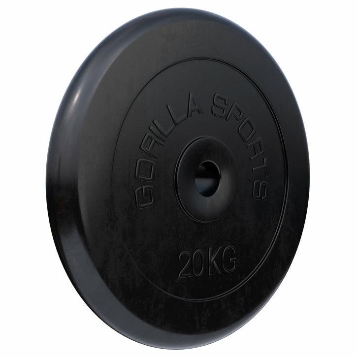 Disques d'haltères en caoutchouc - Gorilla Sports France