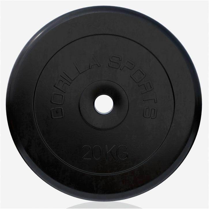 Disques d'haltères en caoutchouc - Gorilla Sports France