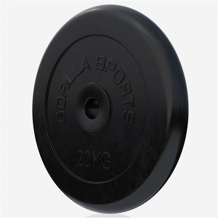 Disques d'haltères en caoutchouc - Gorilla Sports France