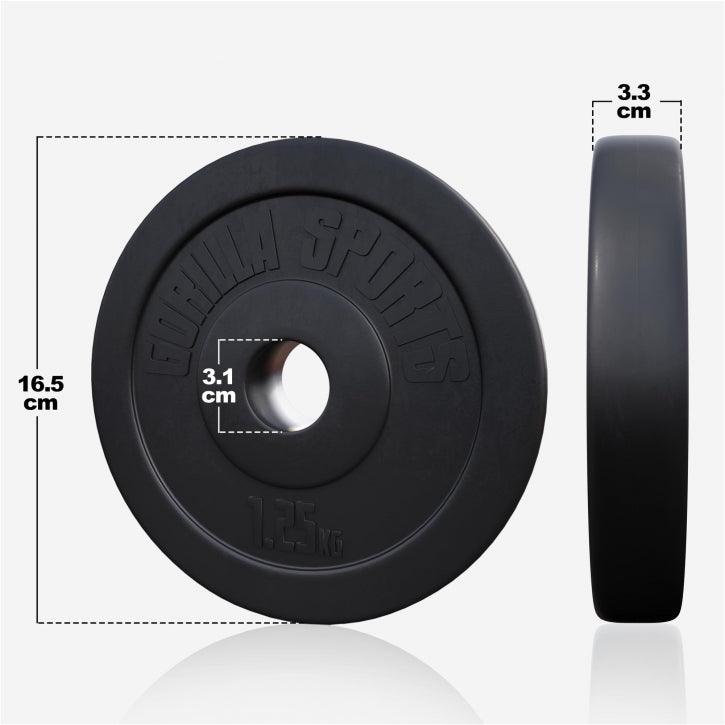 Disques d’haltères en plastique - Gorilla Sports France
