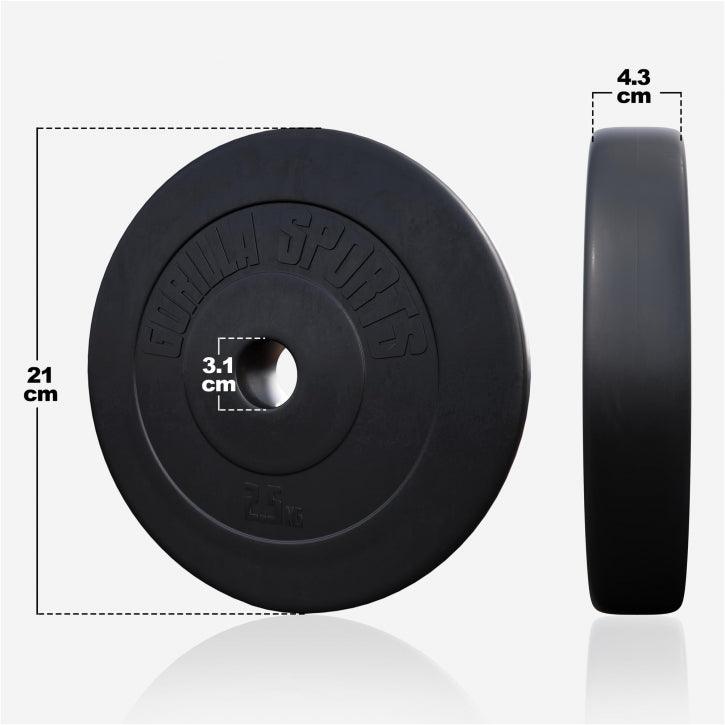 Disques d’haltères en plastique - Gorilla Sports France