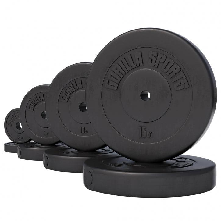 Disques d’haltères en plastique - Gorilla Sports France