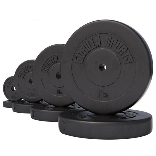 Disques d’haltères en plastique - Gorilla Sports France