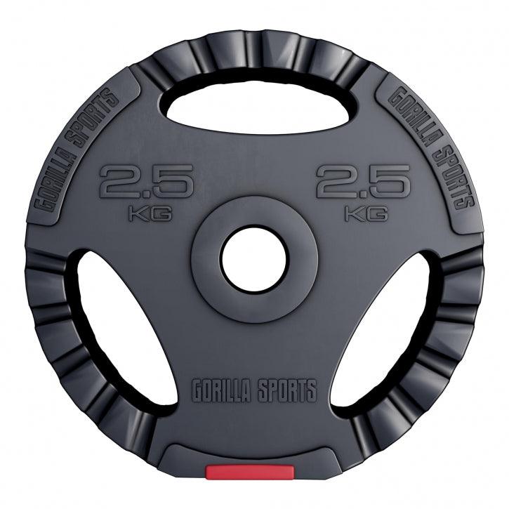 Disques d'haltères en plastique avec grip - Gorilla Sports France