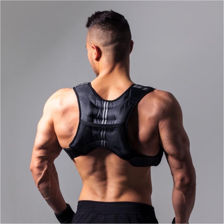 Gilet Lesté Réglable HAPBEAR - 1,8 à 4,5 Kg - Pour Running, Muscu, Entraînement à La Maison - 9