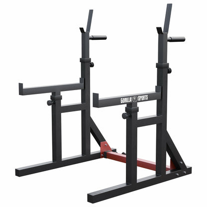 Rack à squat multifonction réglable - Gorilla Sports France