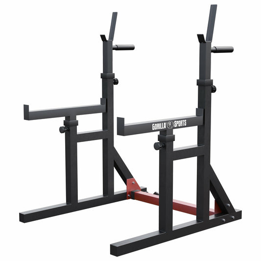 Rack à squat multifonction réglable - Gorilla Sports France