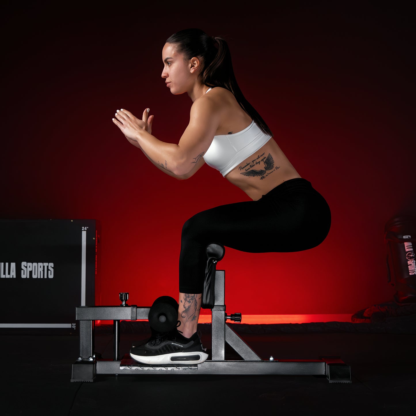 Sissy squat machine