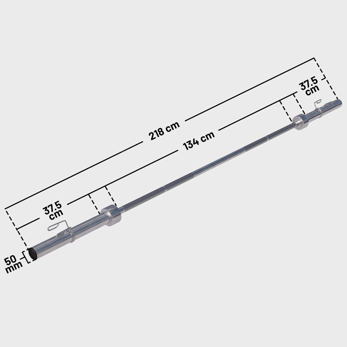 Barre olympique 50/51 mm