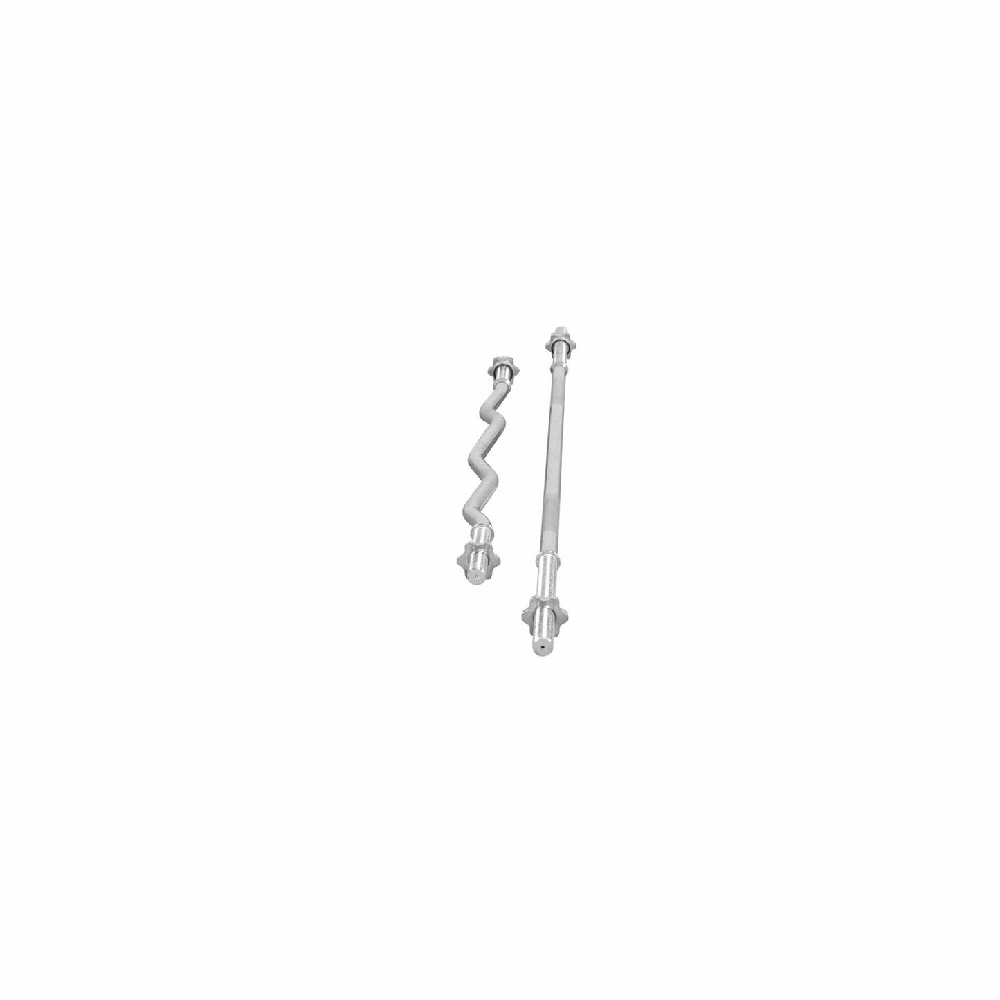 Set d’haltères - Barre d'haltère longue de 183 cm (6ft) & Barre de curl EZ de 122 cm (4ft) - Gorilla Sports France