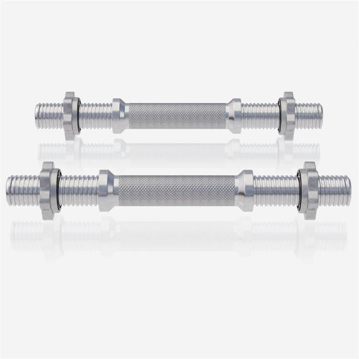 Set de barres d'haltères courtes de 35 cm avec stop-disques en étoile - Gorilla Sports France