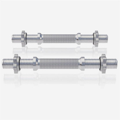 Set de barres d'haltères courtes de 35 cm avec stop-disques en étoile - Gorilla Sports France