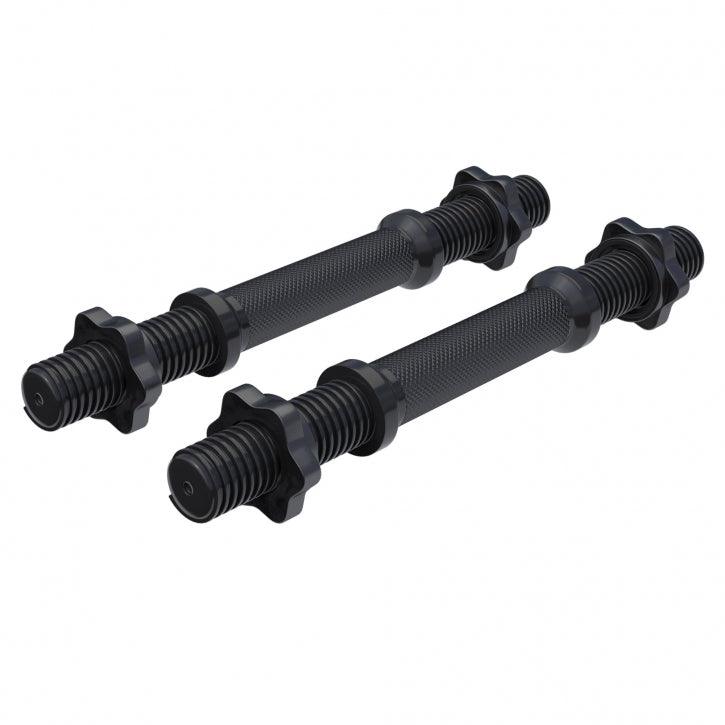 Set de barres d'haltères courtes de 35 cm avec stop-disques en étoile - Gorilla Sports France