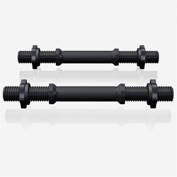 Set de barres d'haltères courtes de 35 cm avec stop-disques en étoile - Gorilla Sports France