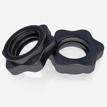 Set de barres d'haltères courtes de 35 cm avec stop-disques en étoile - Gorilla Sports France