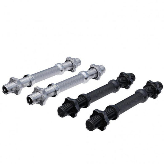 Set de barres d'haltères courtes de 35 cm avec stop-disques en étoile - Gorilla Sports France