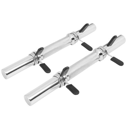 Set d'haltères courts de 35 cm avec Stop-disques à ressort