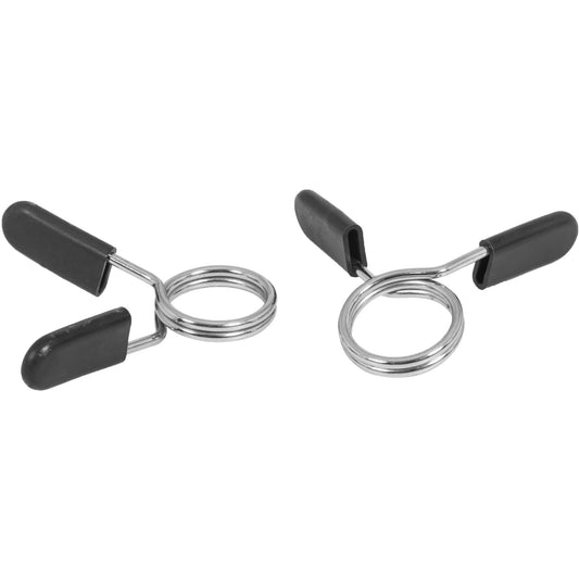 Stop-disques à ressort 30/31 mm pour barres d'haltères - Lot de 2 - Gorilla Sports France