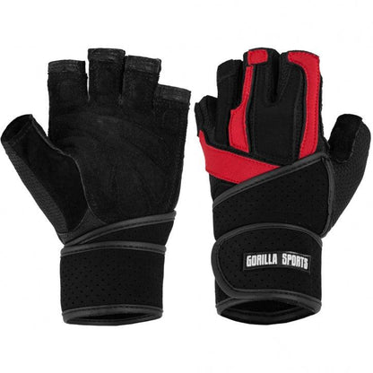 Gants d'entraînement avec bande de soutien articulaire - Gorilla Sports France