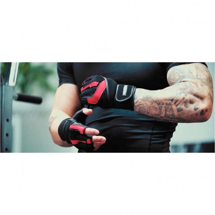 Gants d'entraînement avec bande de soutien articulaire - Gorilla Sports France