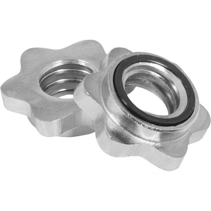 Stop-disques en étoile pour barres d'haltères 30/31 mm - Ensemble de 2 - Gorilla Sports France