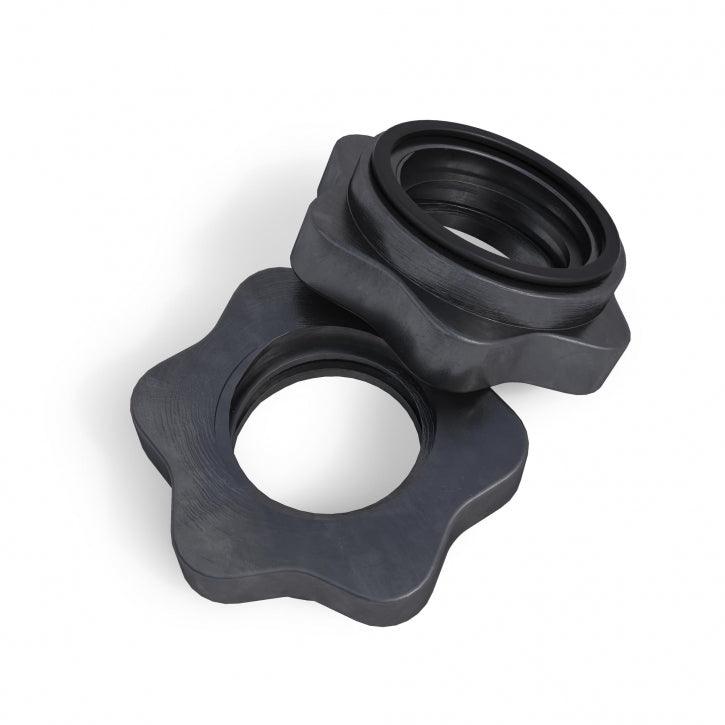 Stop-disques en étoile pour barres d'haltères 30/31 mm - Ensemble de 2 - Gorilla Sports France