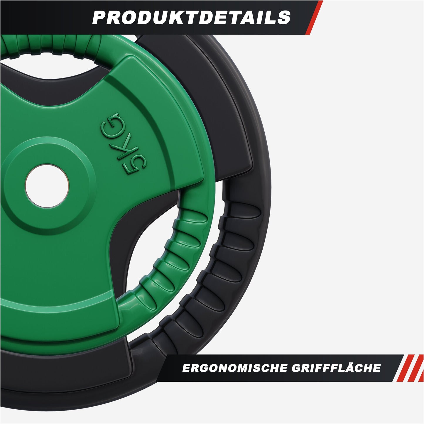 Disque en caoutchouc avec poignées 30/31 mm