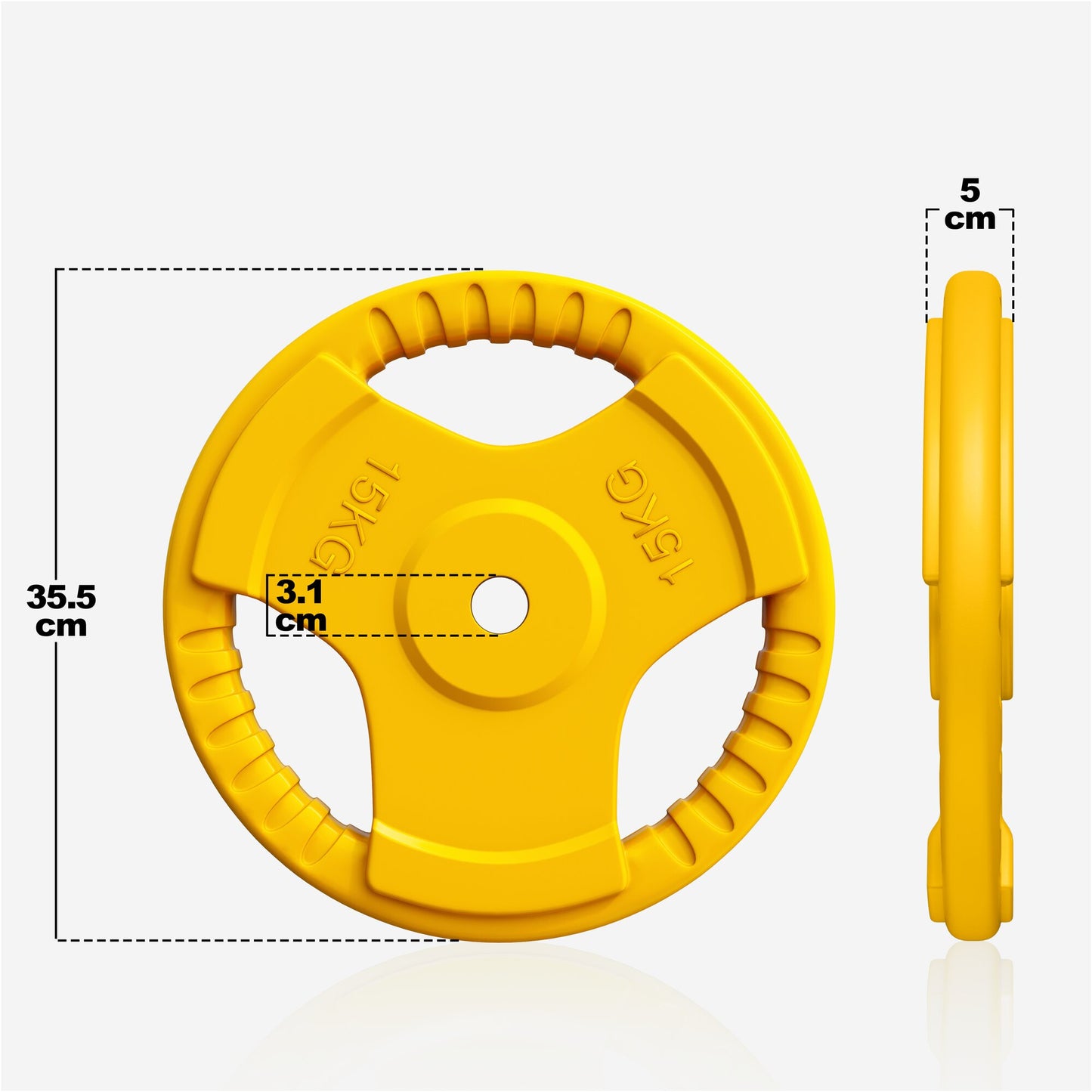 Disque en caoutchouc avec poignées 30/31 mm
