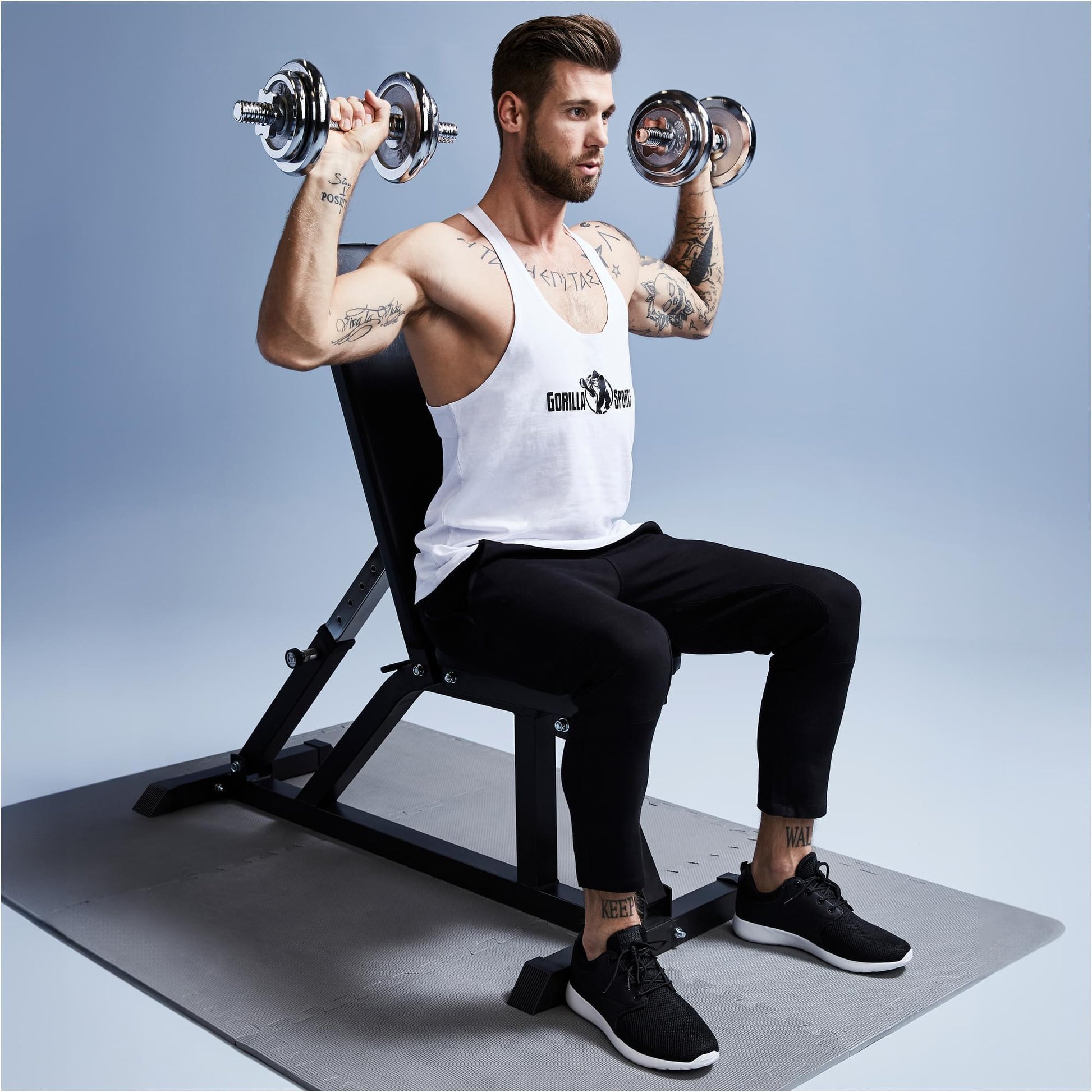 Set d'haltères Chrome 30 kg - Gorilla Sports France
