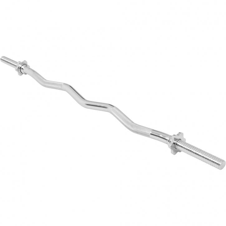 Set d'haltères avec barre longue, barre curl SZ, deux barres courtes et stop-disques - Gorilla Sports France