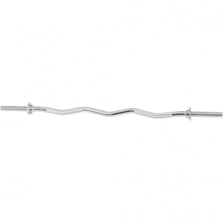 Set d'haltères avec barre longue, barre curl SZ, deux barres courtes et stop-disques - Gorilla Sports France