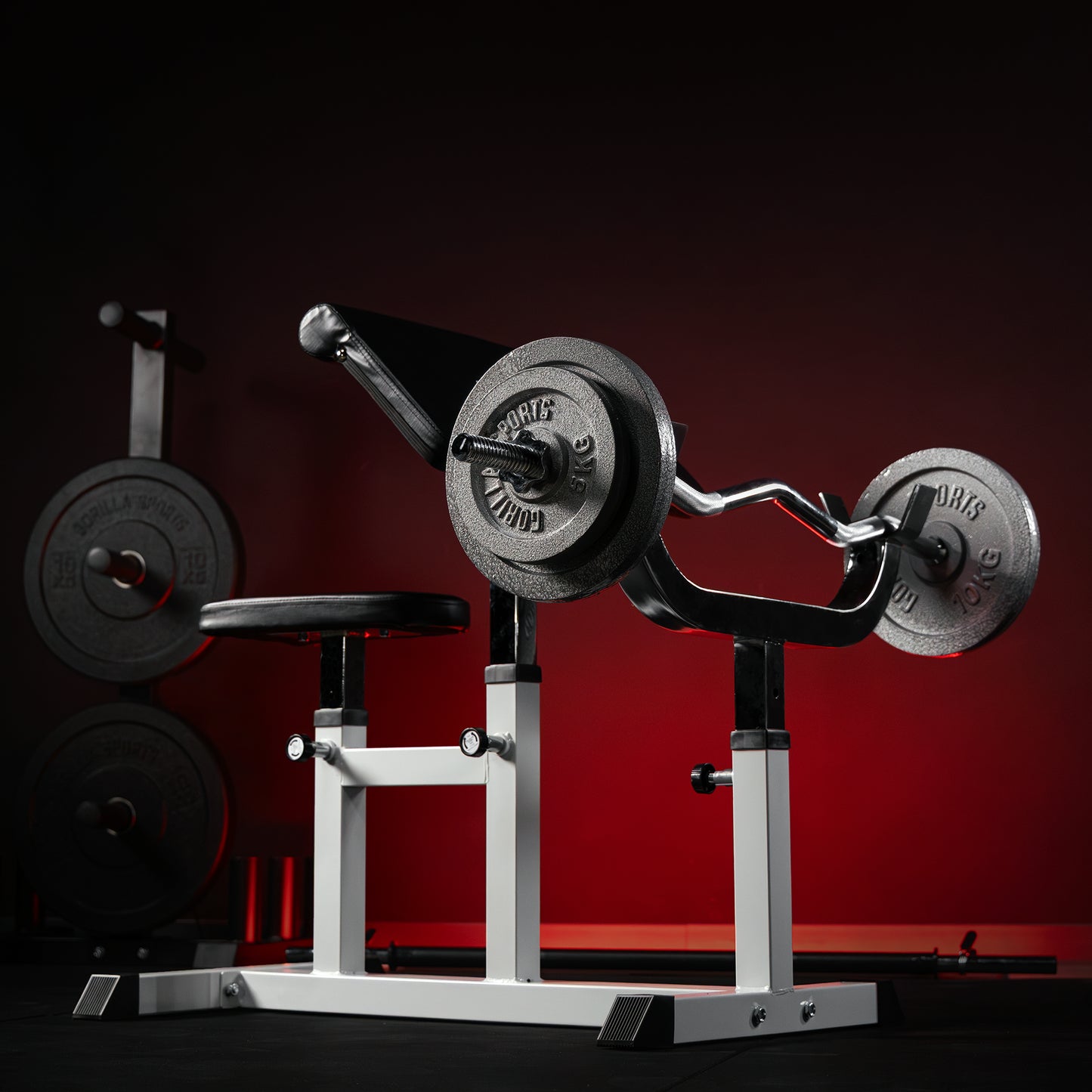 Banc de musculation avec barre de 120 cm