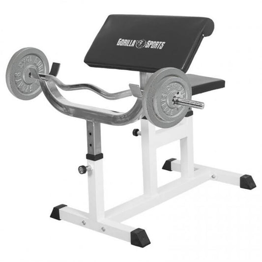 Banc de musculation avec barre de 120 cm