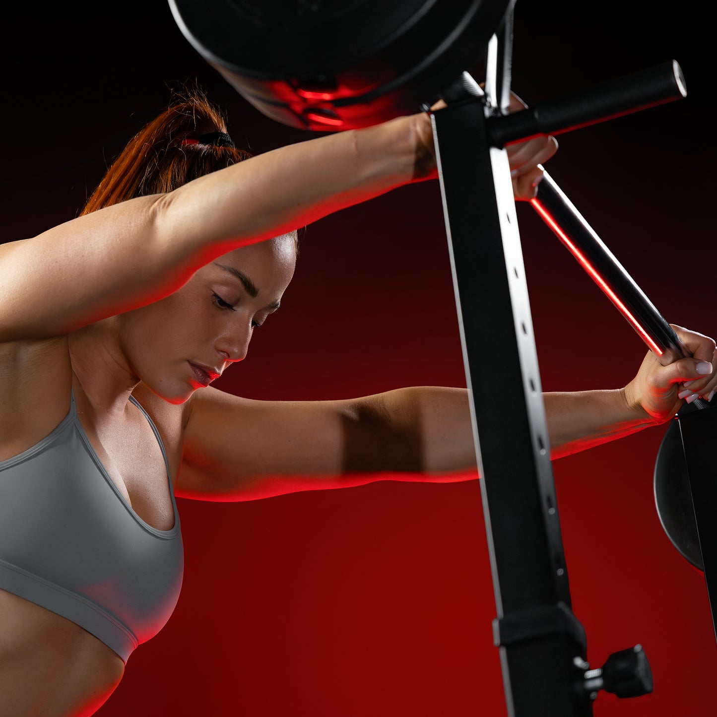 Rack à squat avec barre 30 mm et disques 30 kg