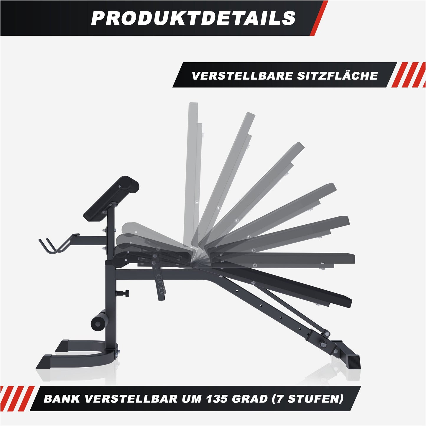 Banc de musculation incliné réglable