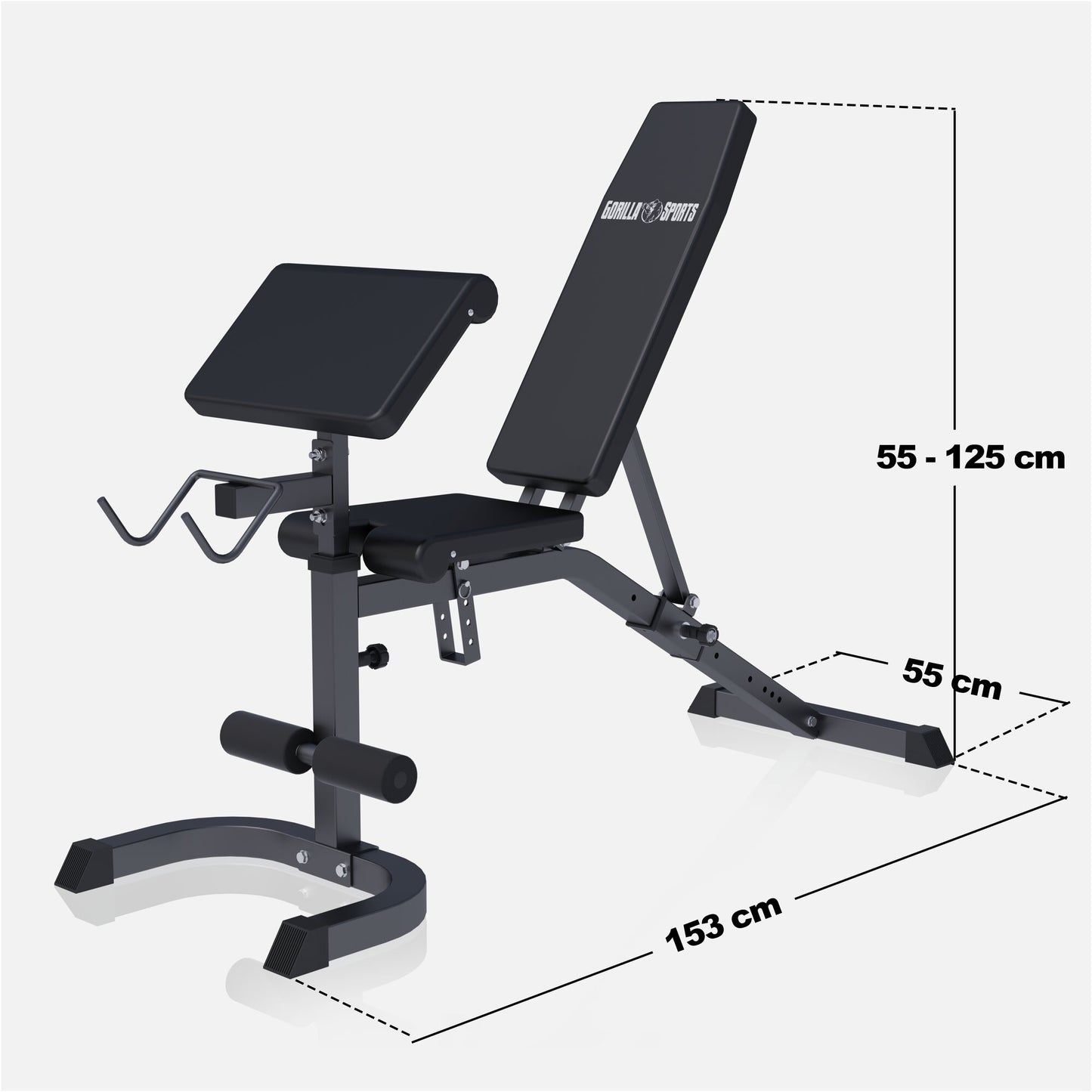 Banc de musculation incliné réglable