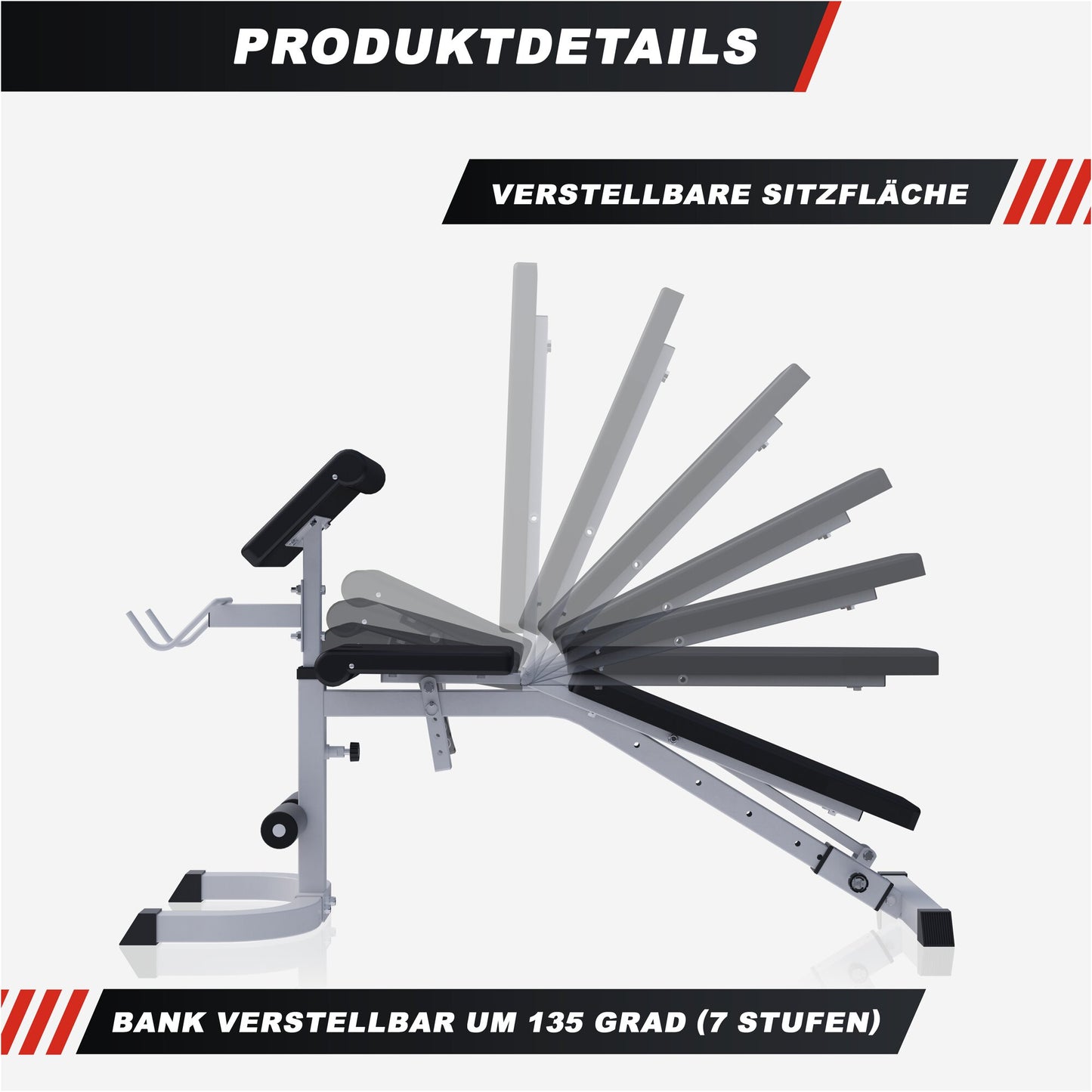 Banc de musculation incliné réglable