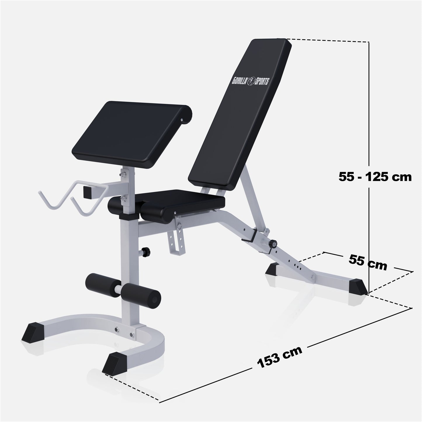 Banc de musculation incliné réglable