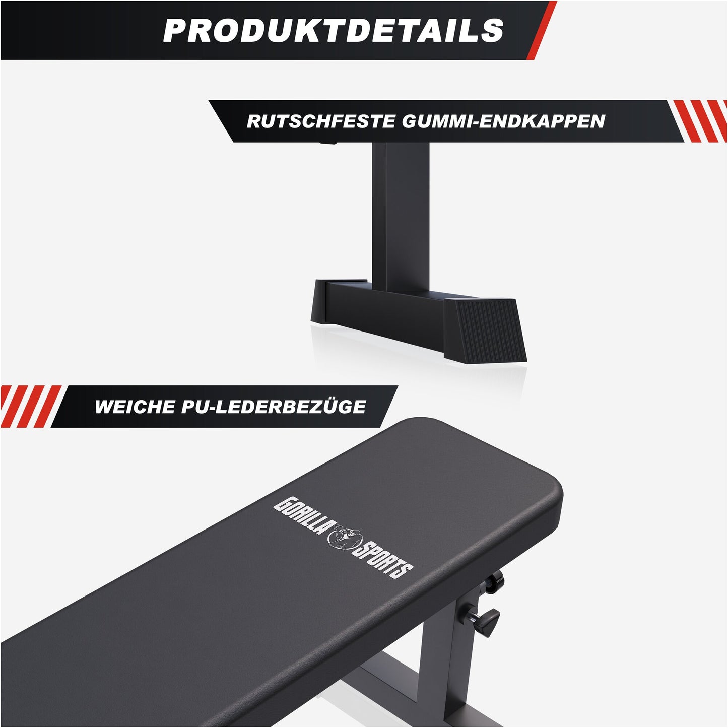 Banc plat ajustable