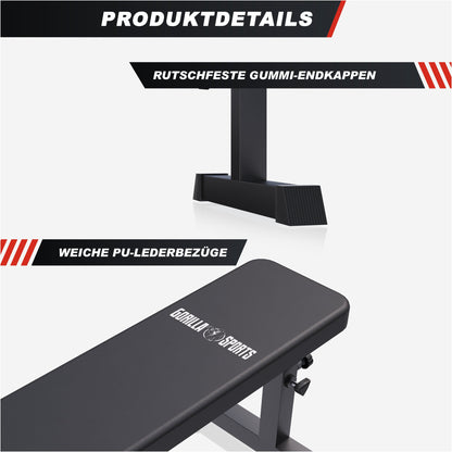 Banc plat ajustable