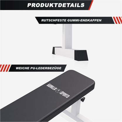 Banc plat ajustable